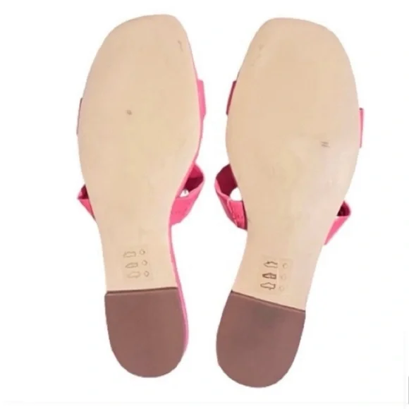 🎀HOST PICK🎀- NWOT- J. Crew Bright Pink Double Knotted Bow Sandals - Picture 5 of 6